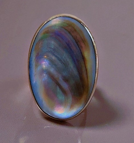 19g bague argent nacre - 19g,
