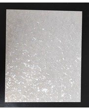 Plaque Pickguard Blank White