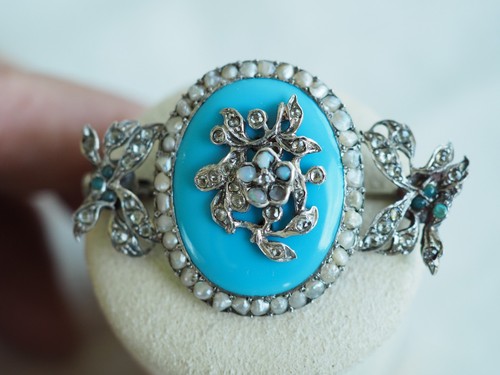 Broche ancien argent massif - broche,