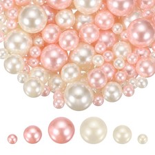Perles en ABS rose , 8/14/20mm
