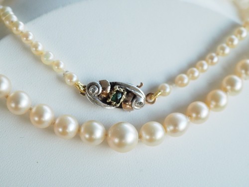 Collier ancien perles culture - collier,