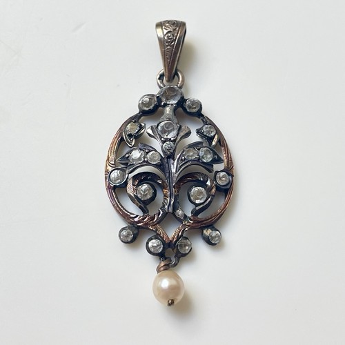 Ancien pendentif argent - pendentif,